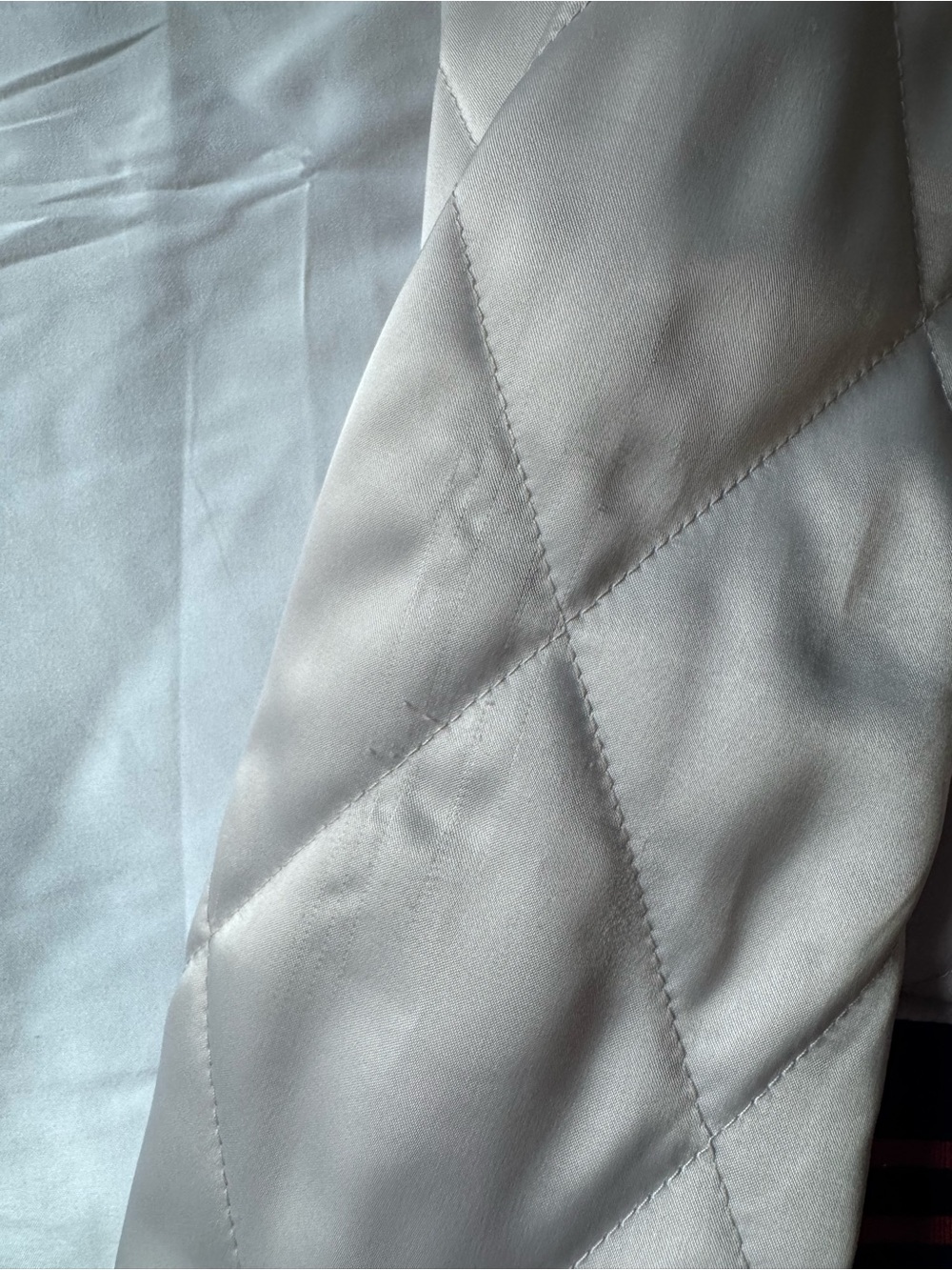 Classic Rock Couture Silver Wings Satin Bomber Jacket - Picture 11 of 11
